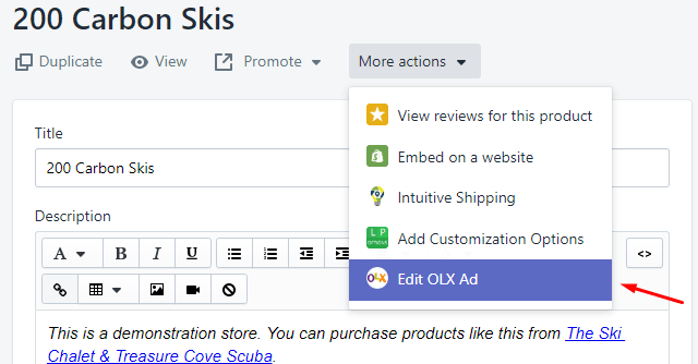 olx ad edit page